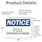 Signmission Full Nitrogen Cylinders OSHA Notice Sign, Vinyl Decal, 18in W x 12in L, 2PK OS-2PACK-NS-D-1218-L-15739 - alternate 4